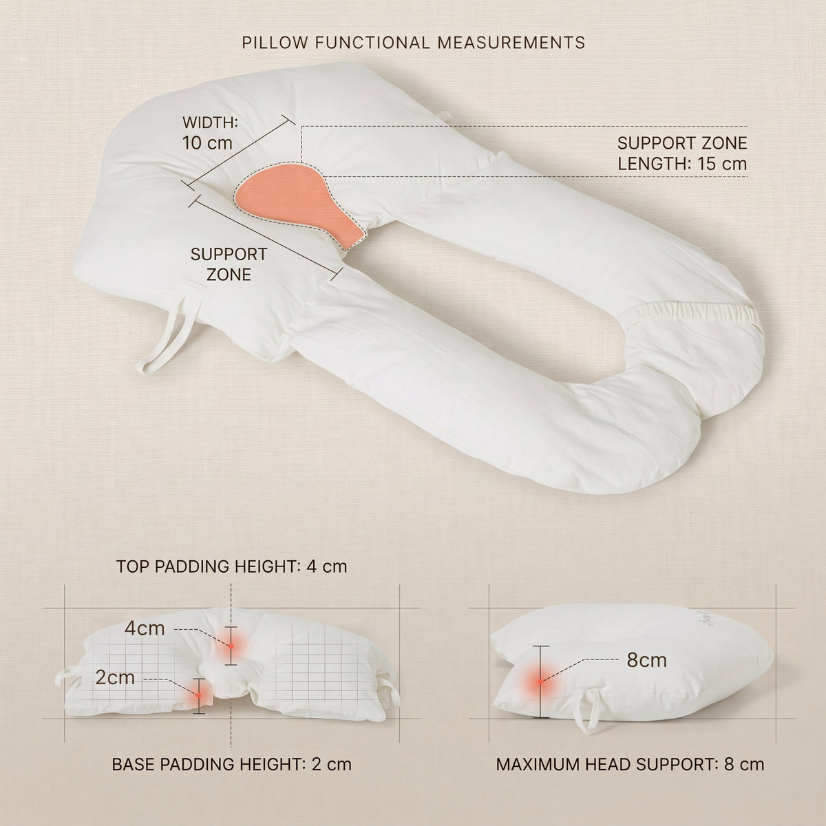 Baby Nest Pillow – Soft & Cosy Newborn Lounger