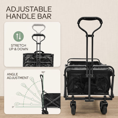 Foldable Outdoor Utility Wagon Cart