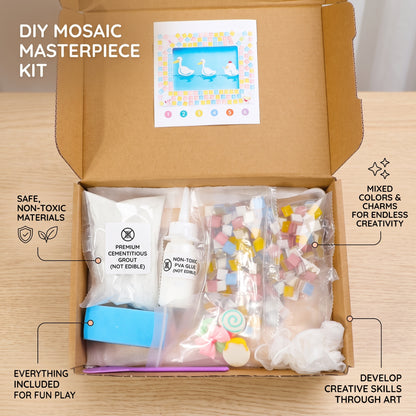 DIY Mosaic Photo Frame Craft Kit for Kids
