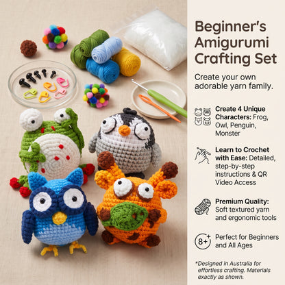 DIY Animal Crochet Kit for Beginners