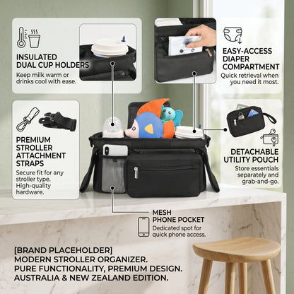 Universal Baby Stroller Organiser Bag