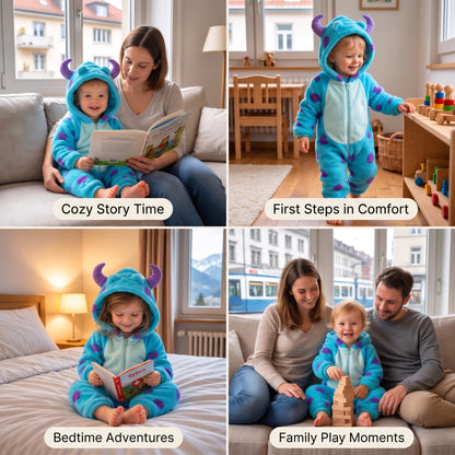 Cozy Fluffy Monster Costume for Babies & Toddlers