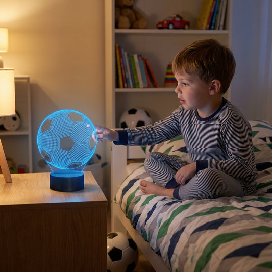 3D Soccer Night Light
