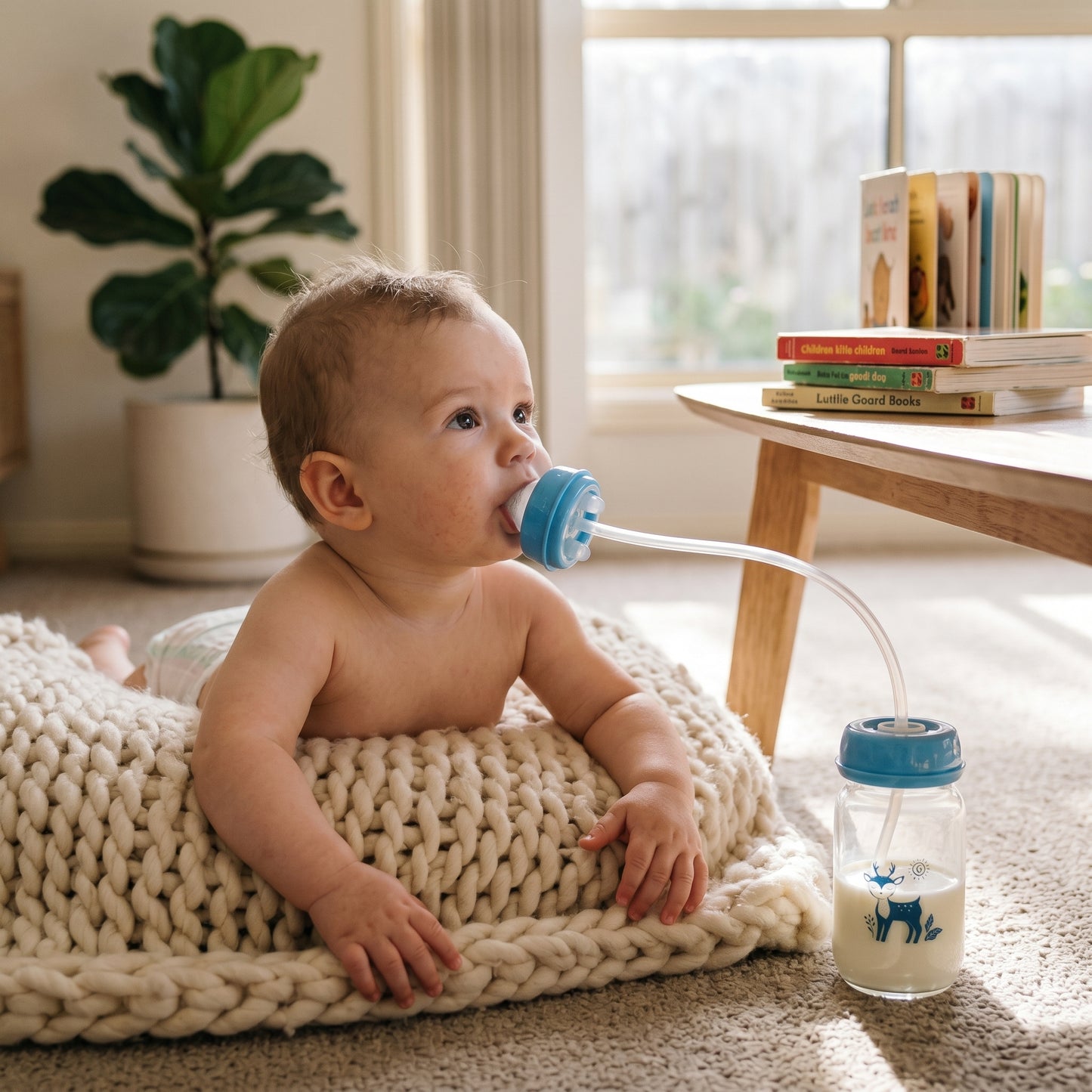 Hands Free Baby Bottle