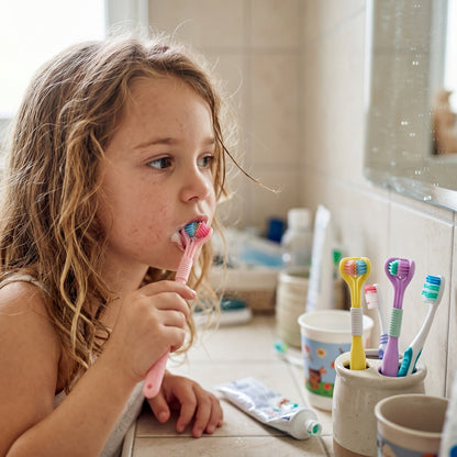 Triple Head Kids Toothbrush