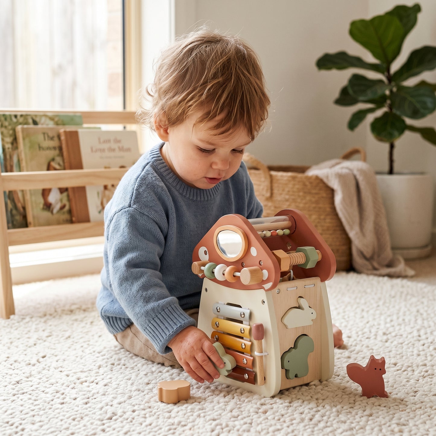 Montessori Busy Mushroom House