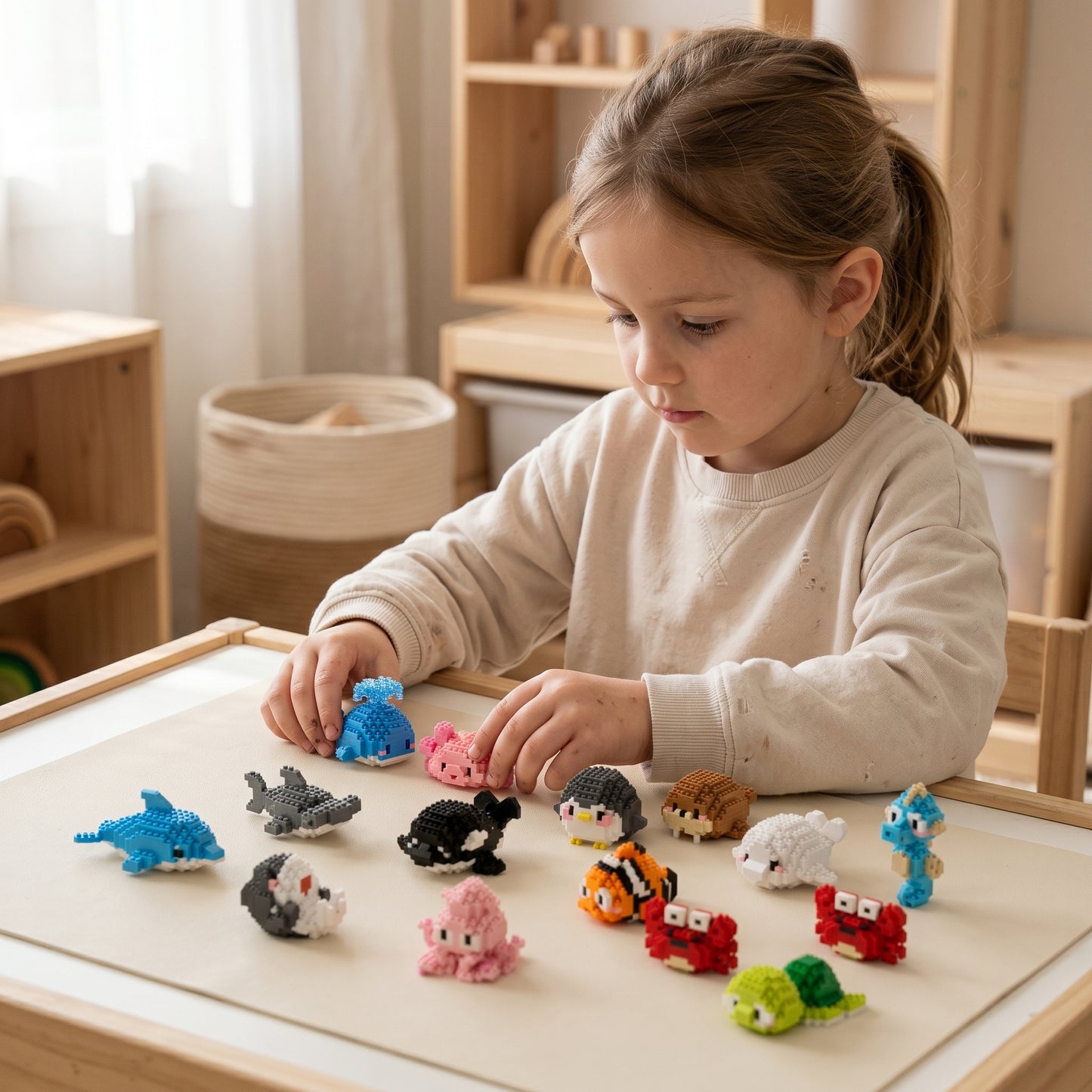 Sea Animal Micro Bricks Set