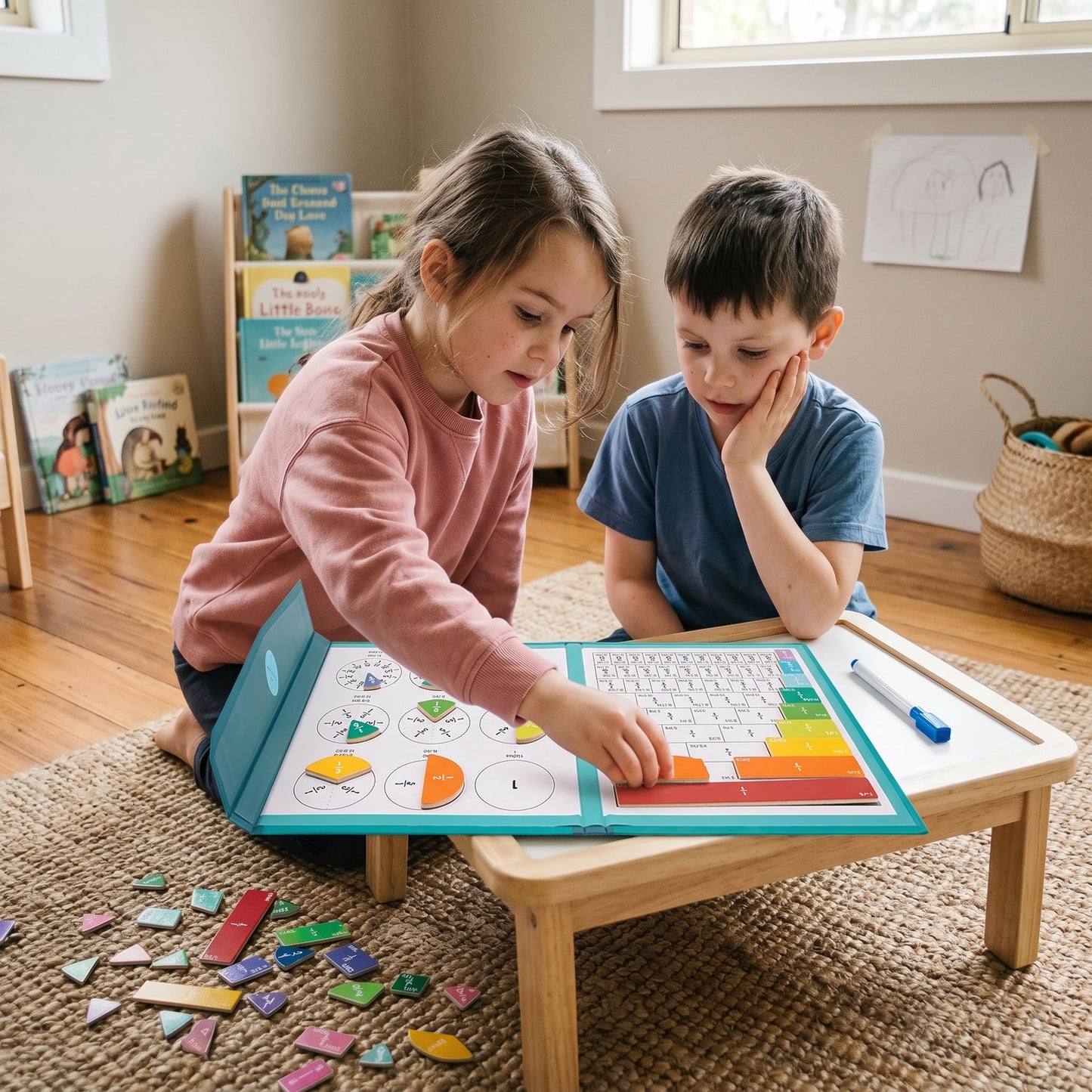Montessori Fraction Puzzle