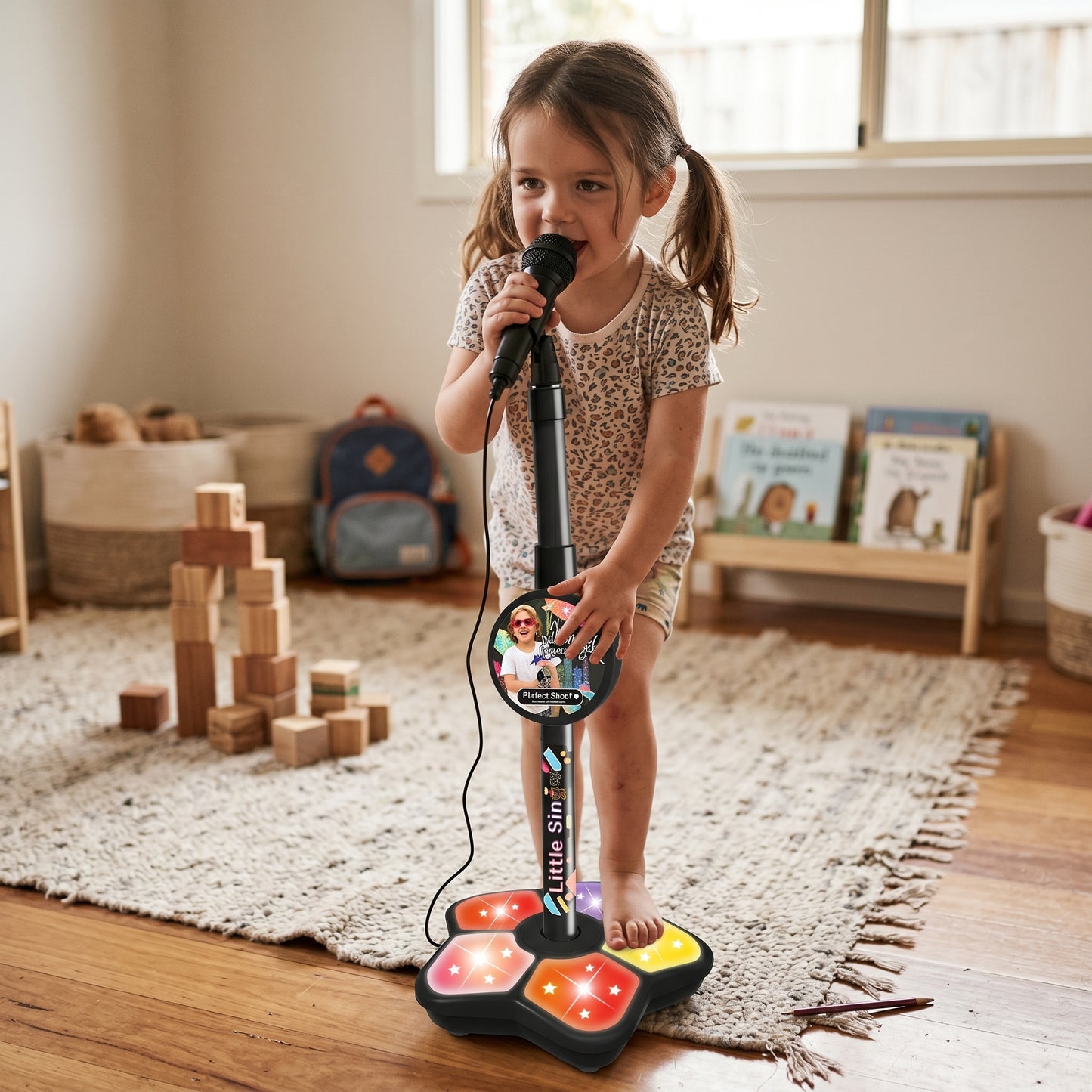 Kids Karaoke Microphone with Stand
