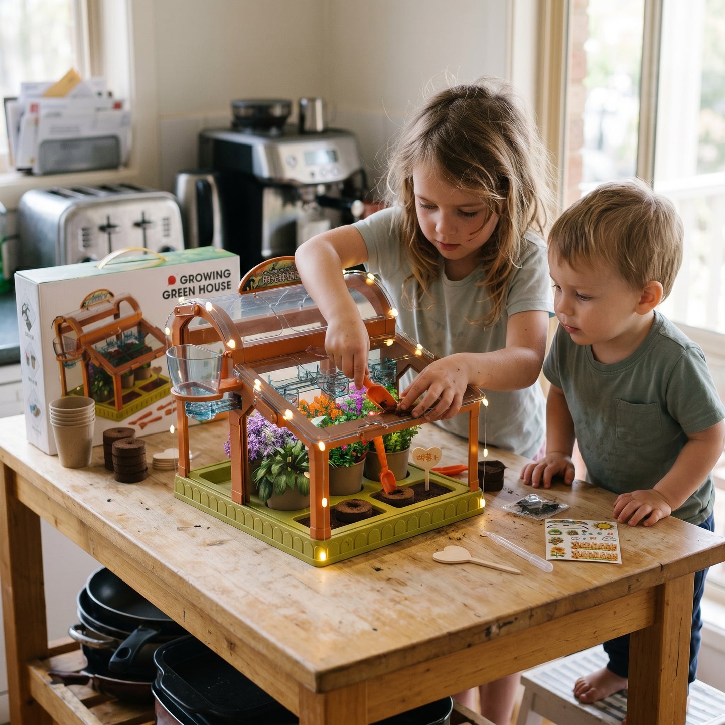 Kids Mini Greenhouse Kit