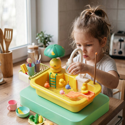 Kids Kitchen Sink Play Set