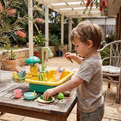 Kids Kitchen Sink Play Set