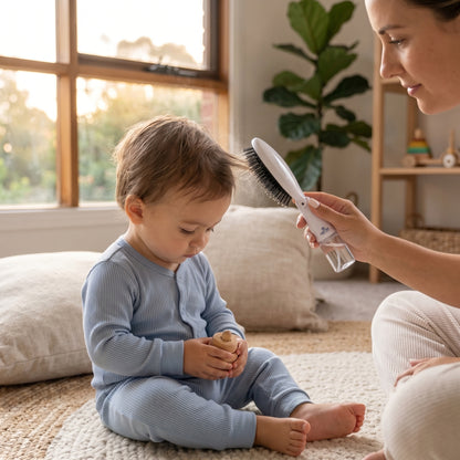 Kids Spray Hair Brush for Easy Detangling