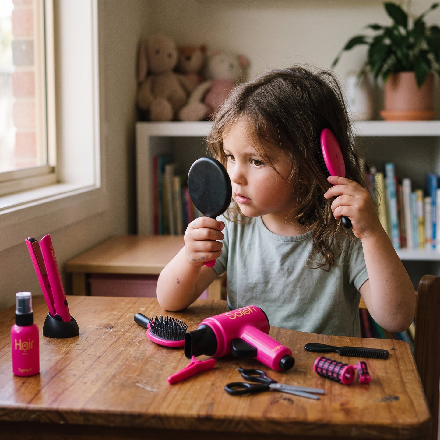 14-Piece Kids Hair Salon Role Play Set