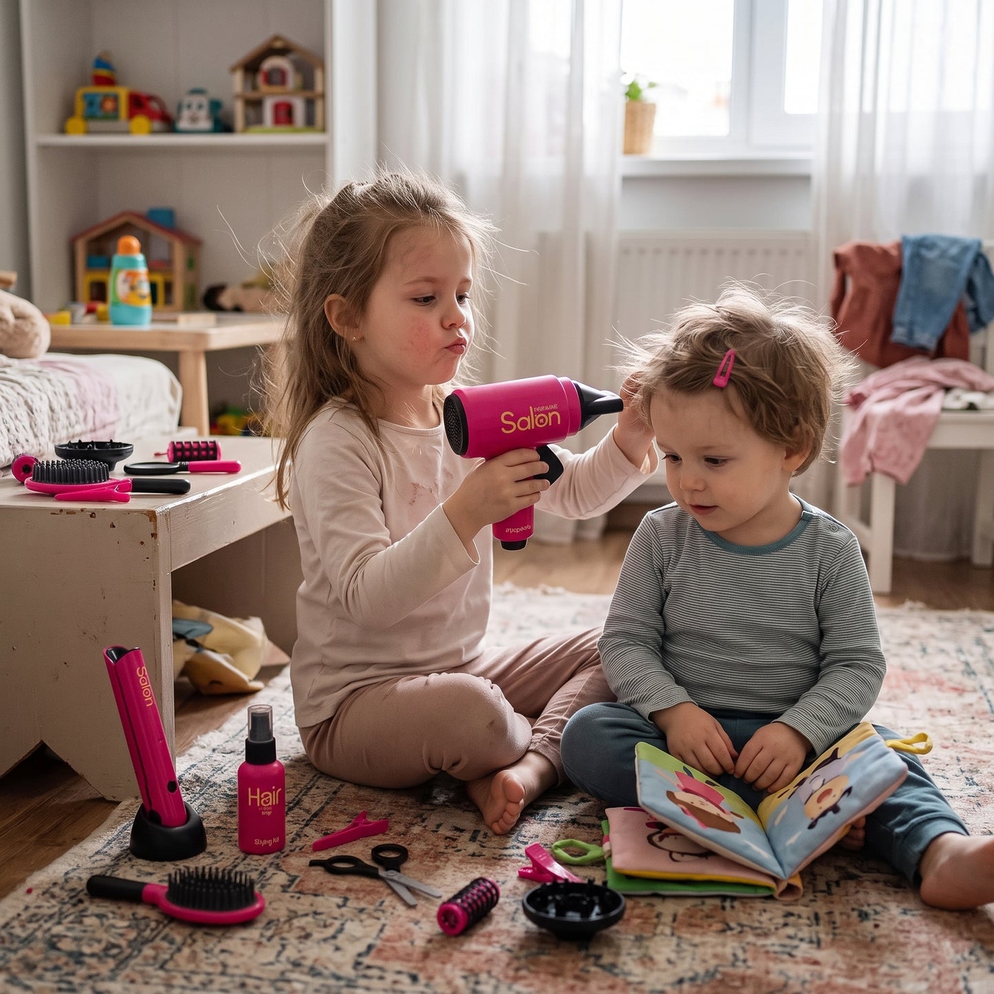 14-Piece Kids Hair Salon Role Play Set
