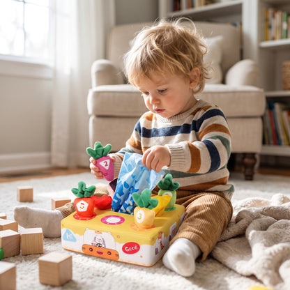 Crinkle Tissue Box Learning Toy