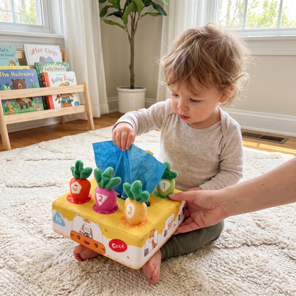 Crinkle Tissue Box Learning Toy