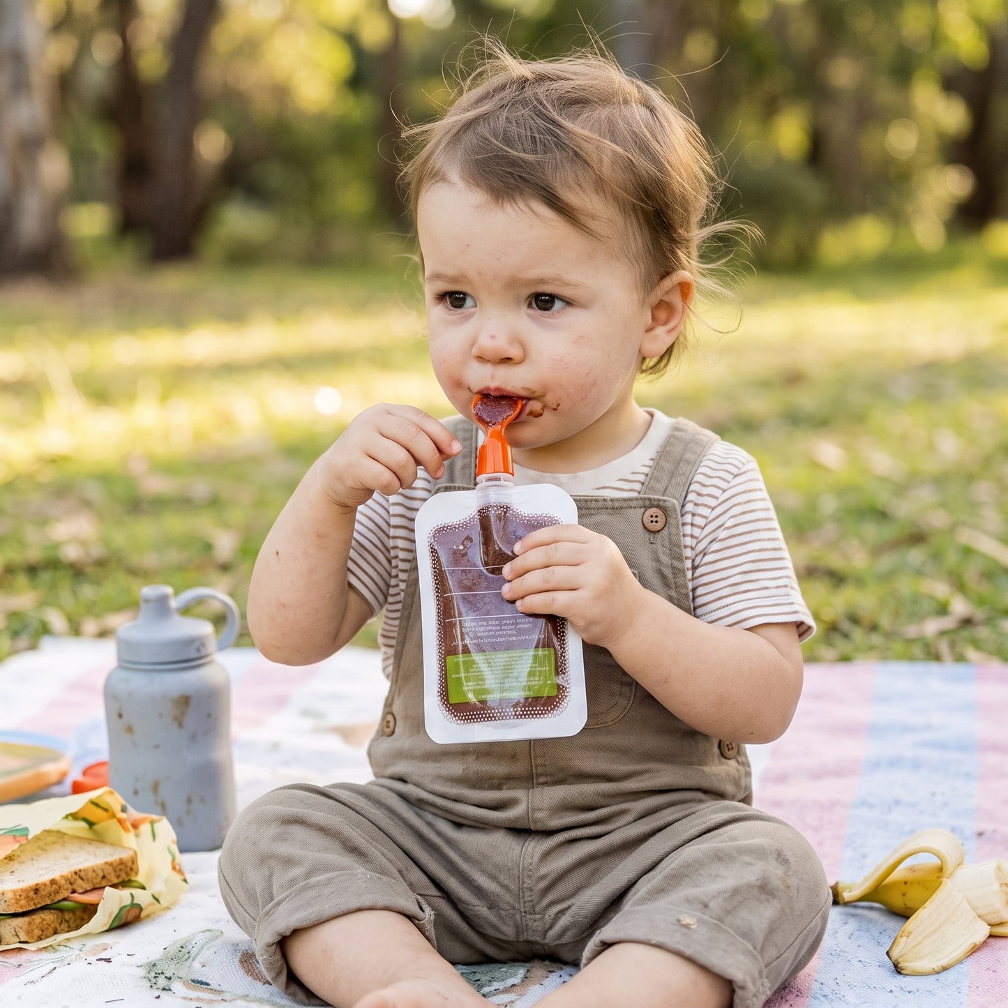 Reusable Silicone Baby Spoon (2-pack)
