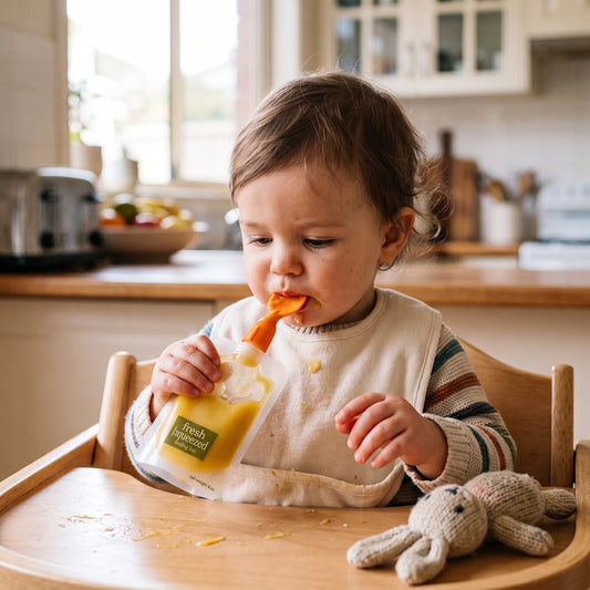 Reusable Silicone Baby Spoon (2-pack)