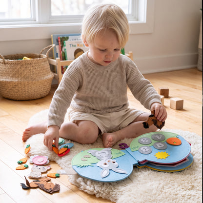 Montessori Rabbit Busy Book