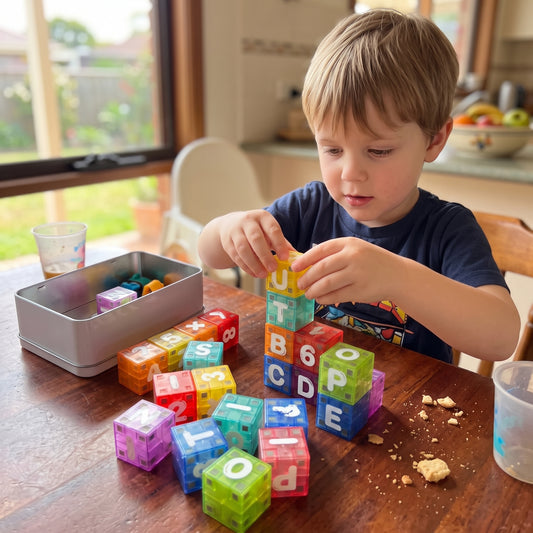 Magnetic Alphabet & Number Learning Blocks