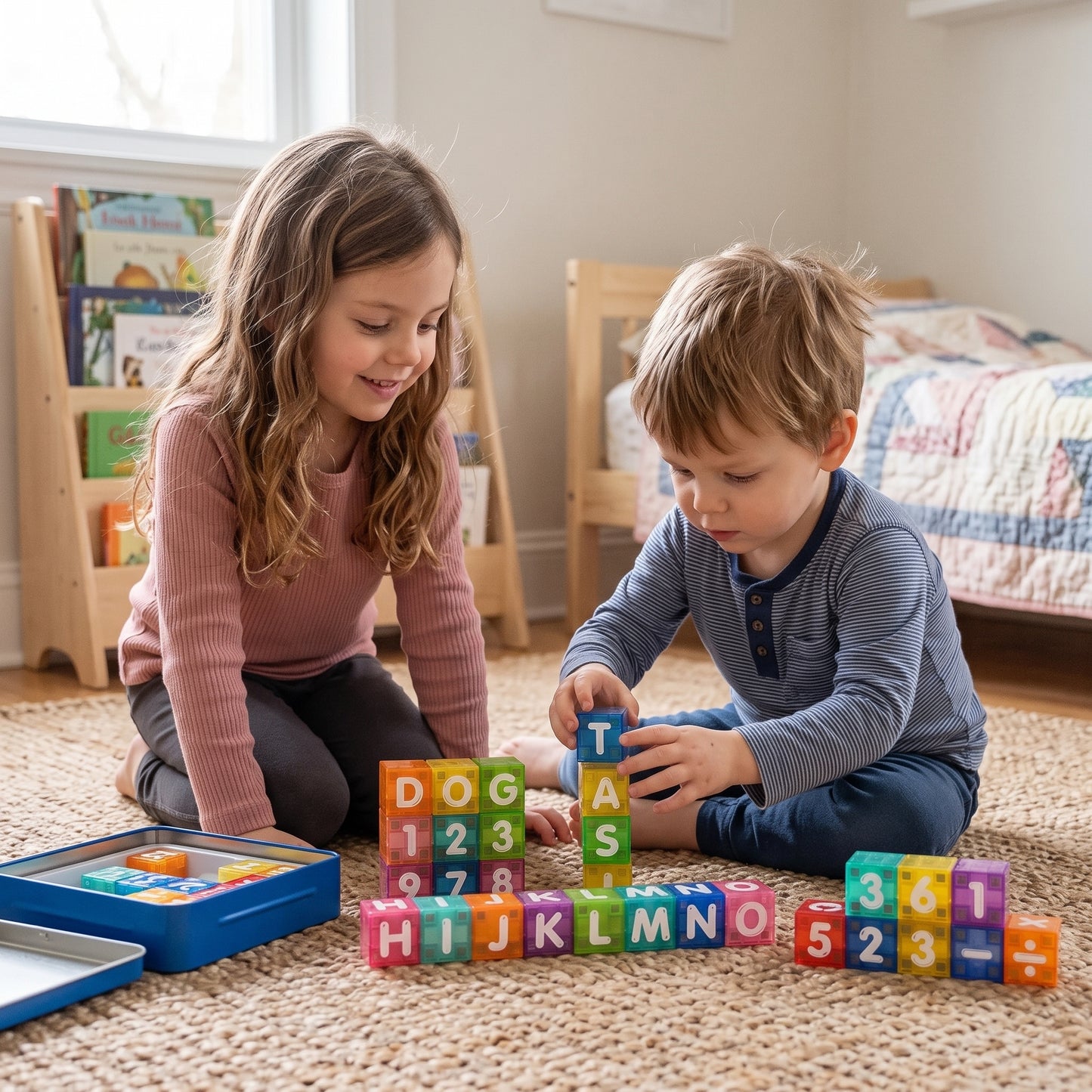 Magnetic Alphabet & Number Learning Blocks