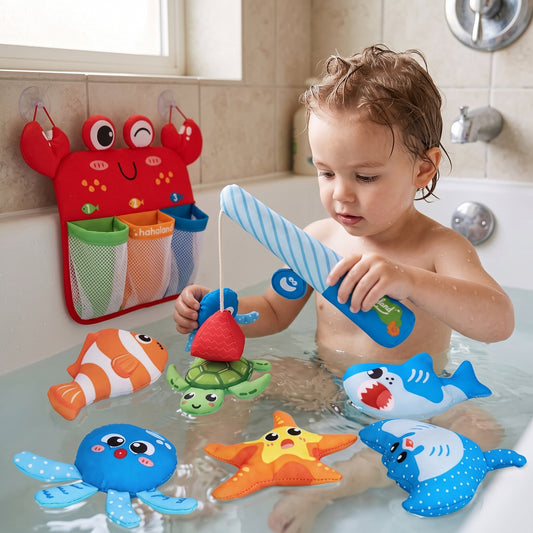 Magnetic Fishing Bath Toy Set