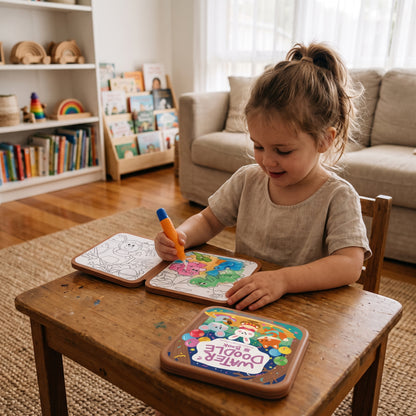 Reusable Montessori Water Doodle Book for Kids