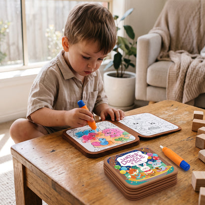 Reusable Montessori Water Doodle Book for Kids