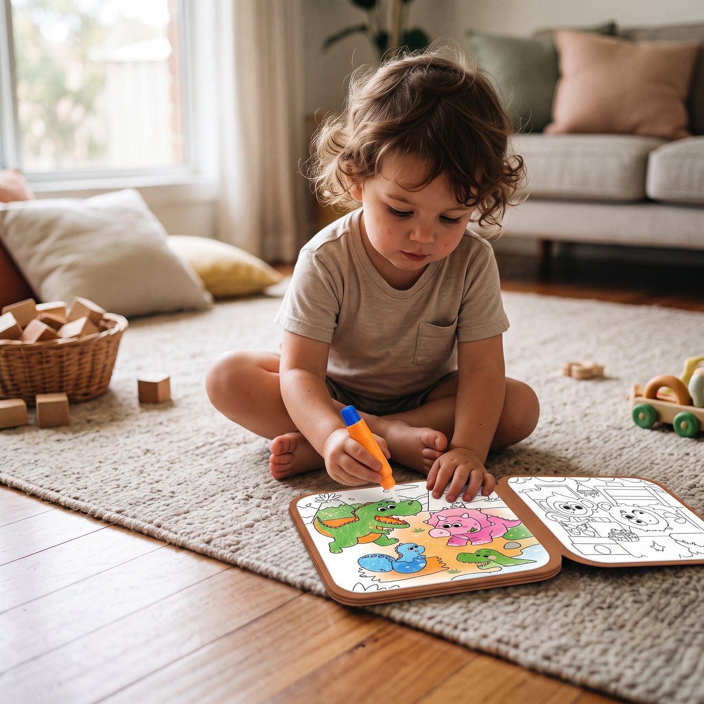 Reusable Montessori Water Doodle Book for Kids