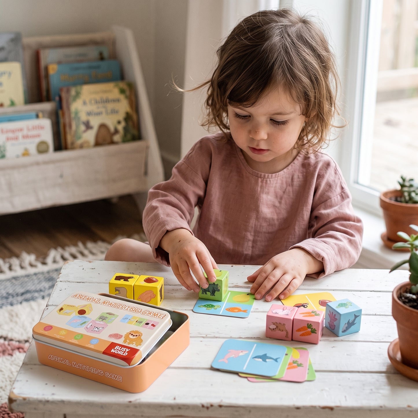 Animal Shadow Matching Game