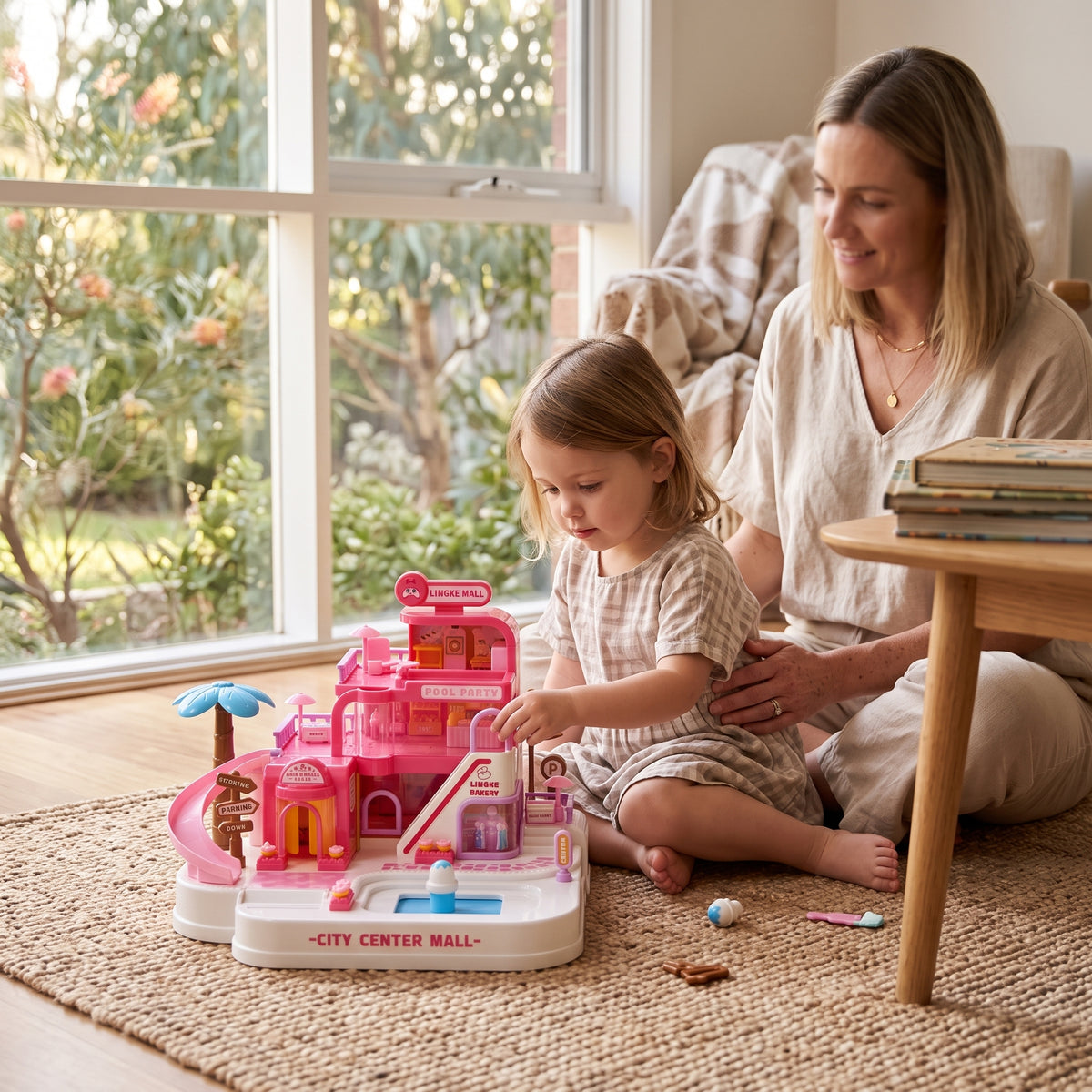 Mega Magnetic City Centre Mall Play Set for Kids