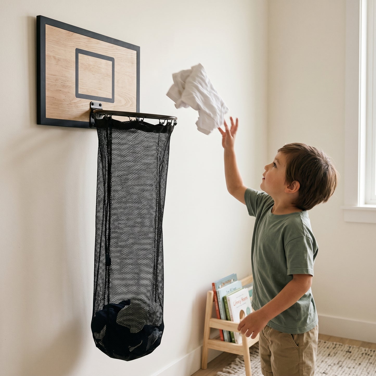 Basketball Hoop Laundry Hamper