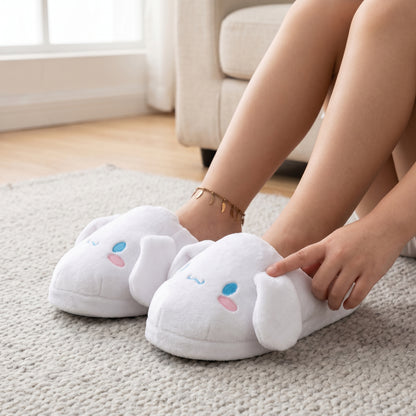 Moving Ear Bunny Slippers