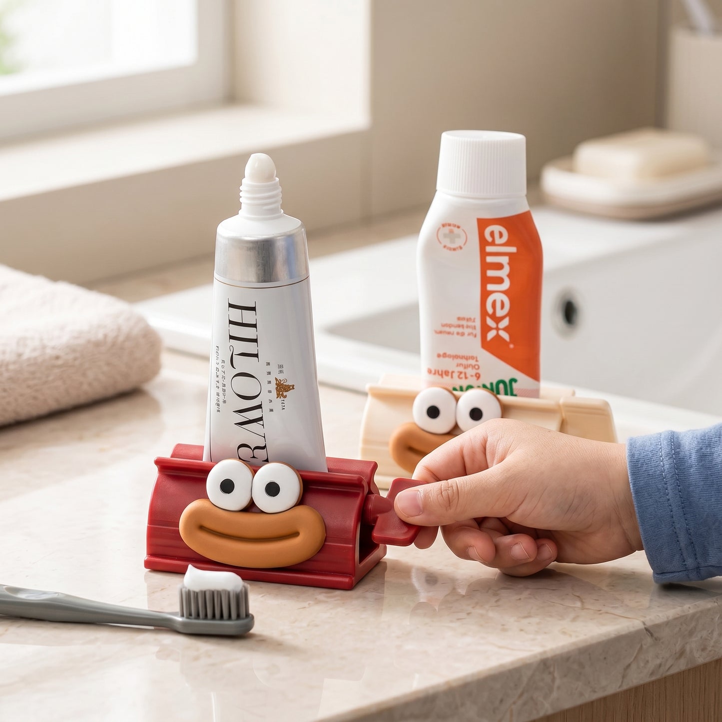 Kids Sausage Toothbrush Holder