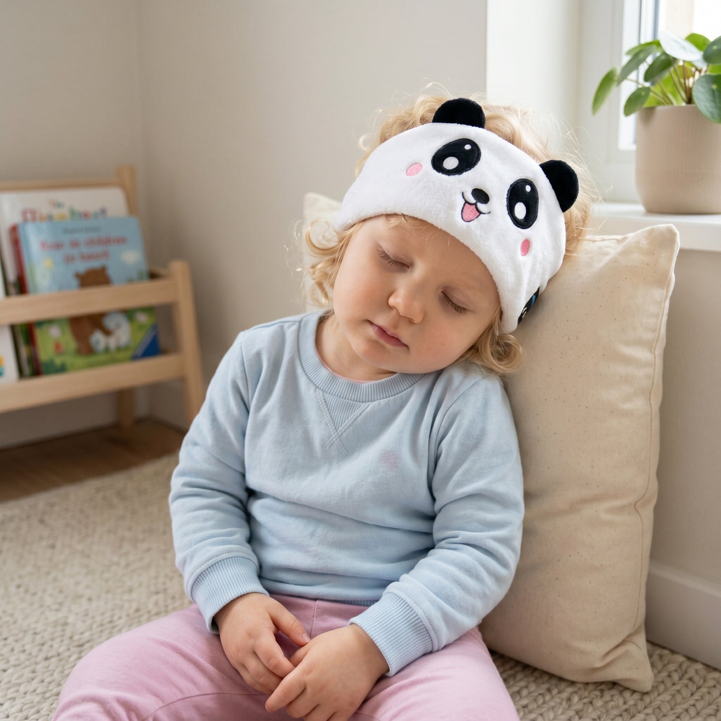Kids 2-in-1 Bluetooth Sleep Headband – Wireless Music Headband for Travel & Sleep