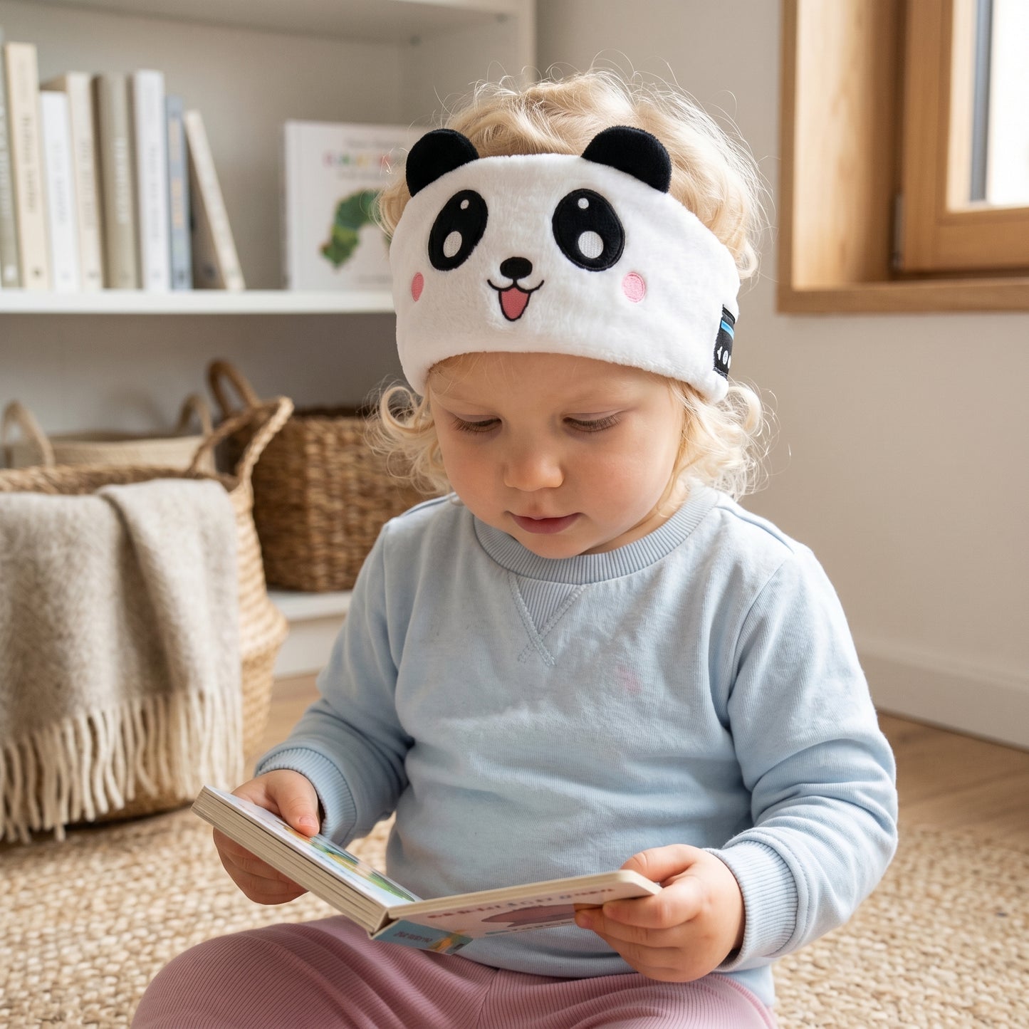 Kids 2-in-1 Bluetooth Sleep Headband – Wireless Music Headband for Travel & Sleep