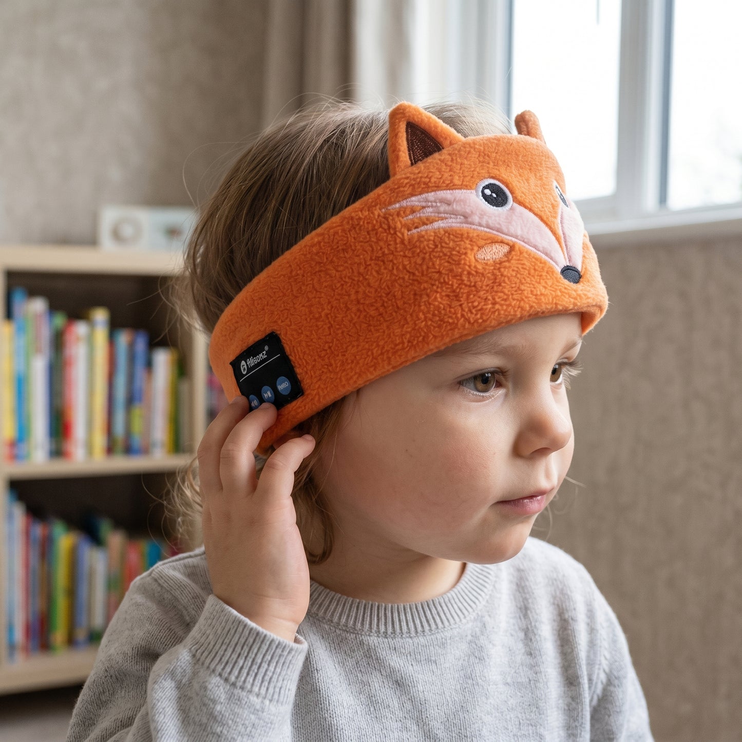 Kids 2-in-1 Bluetooth Sleep Headband – Wireless Music Headband for Travel & Sleep