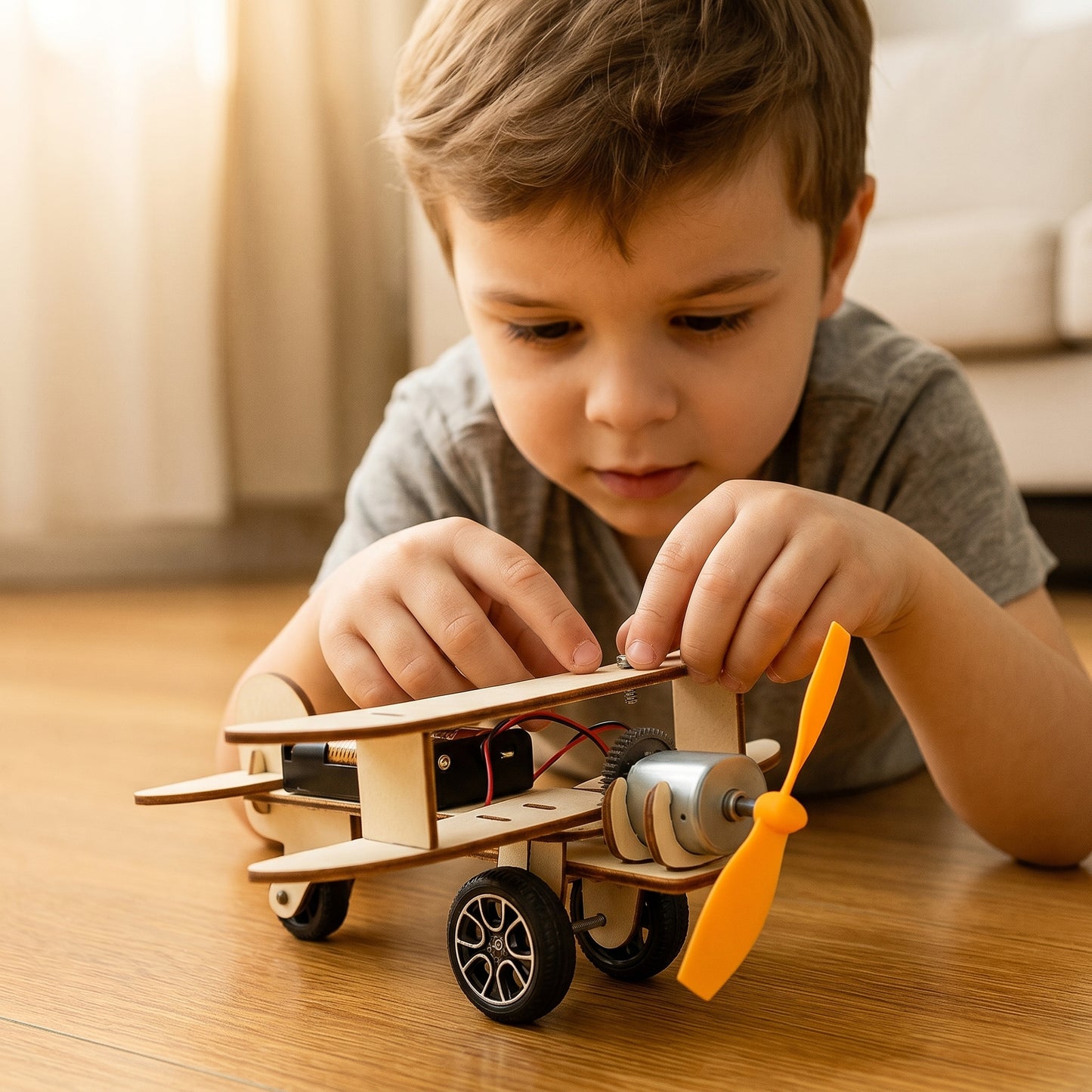 DIY Construction STEM Set for Kids