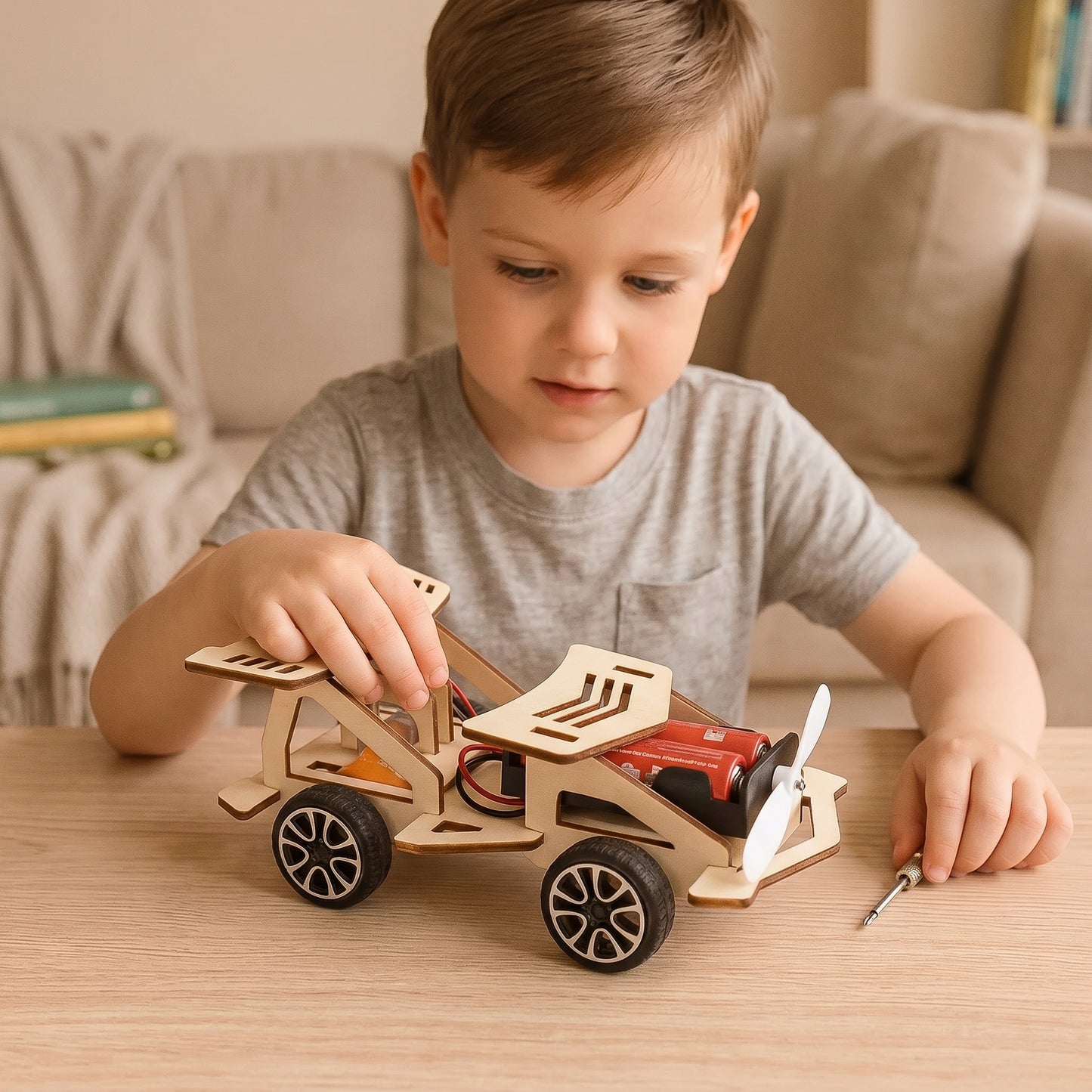 DIY Construction STEM Set for Kids