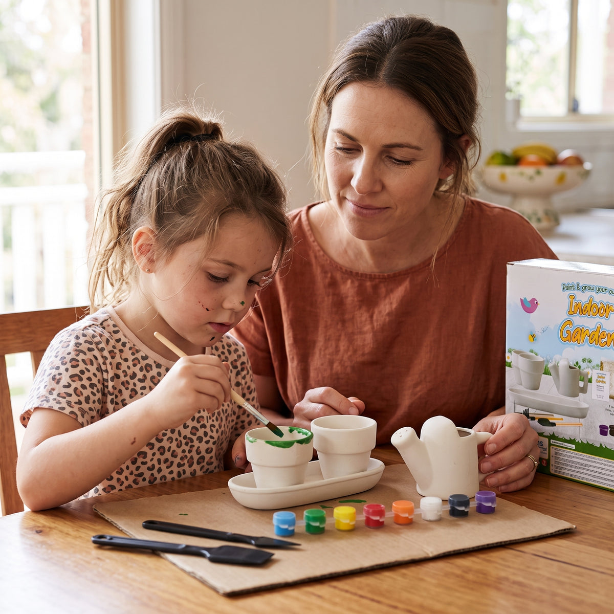DIY Indoor Garden Painting & Growing Kit for Kids