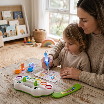 6 Colour Magic Drawing Tray & Painting Set for Kids