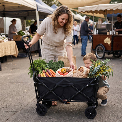 Foldable Outdoor Utility Wagon Cart