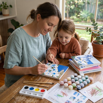 DIY Paint By Numbers Kit(6 Canvas)