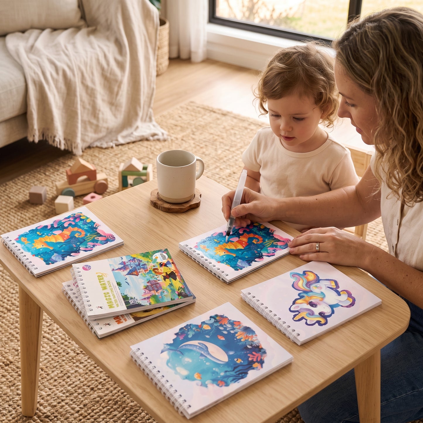 Kids Portable Watercolour Painting Book