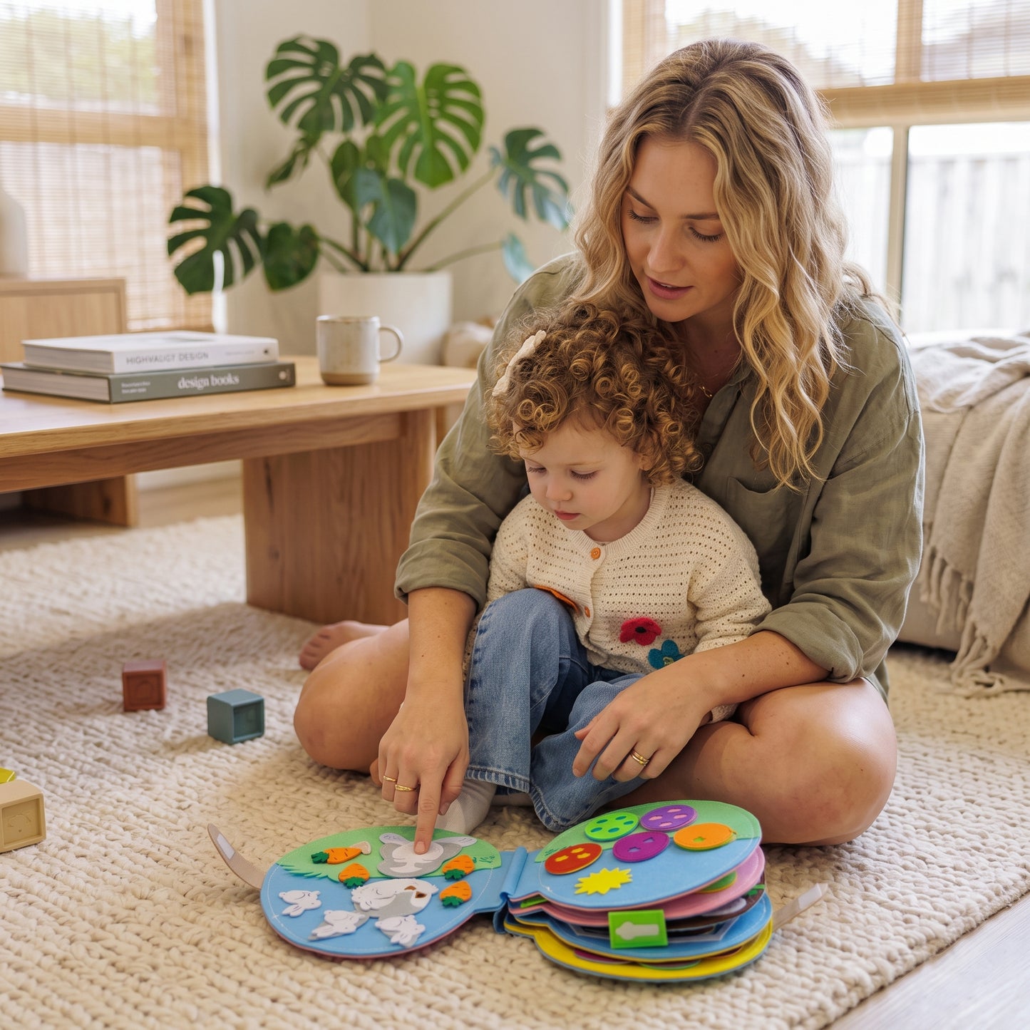 Montessori Rabbit Busy Book