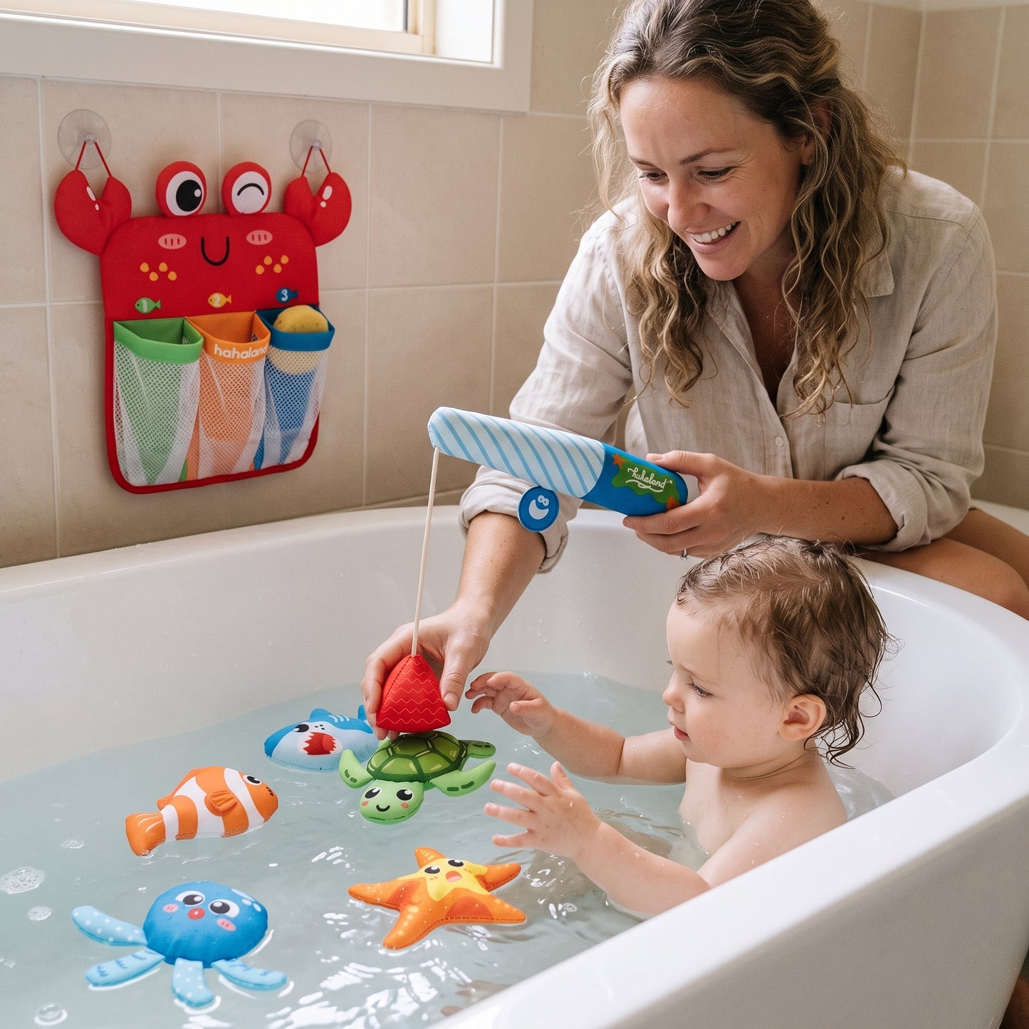 Magnetic Fishing Bath Toy Set