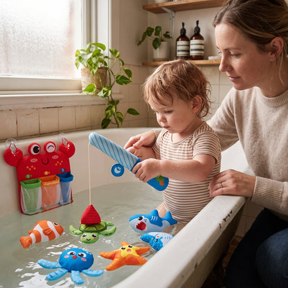 Magnetic Fishing Bath Toy Set