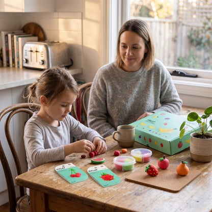 DIY Fruit Air Dry Clay Kit for Kids