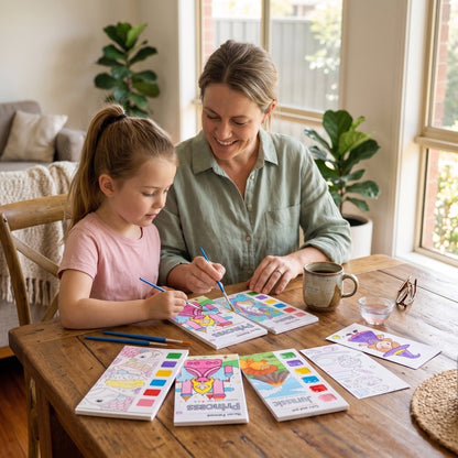 Portable Watercolour Painting Book for Kids